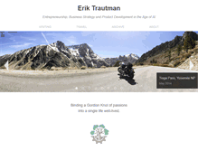 Tablet Screenshot of eriktrautman.com